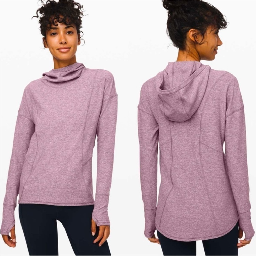 lululemon Ready To Rulu Hoodie Heathered Frosted Mulberry Medium